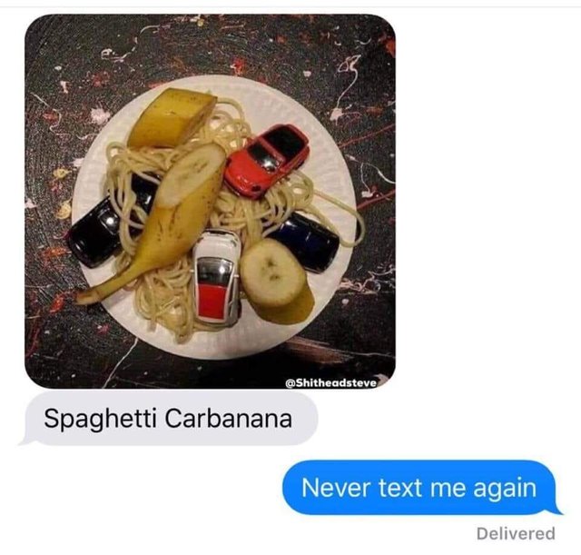 carbonara food pun
